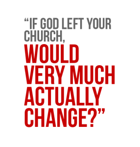 What If God Left Your Church?